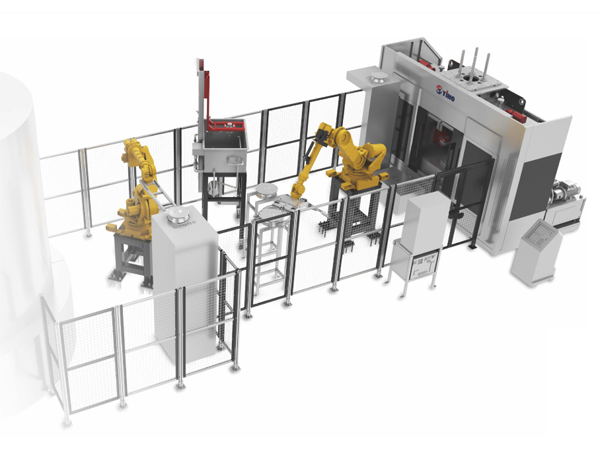 Flow forming machine & production line