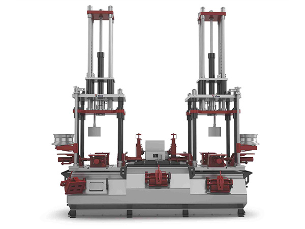 Multi-chamber furnace lpdc machine